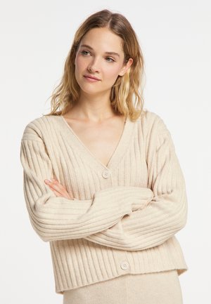 DreiMaster, DREIMASTER STRICKJACKE - Gilet - wollweiss