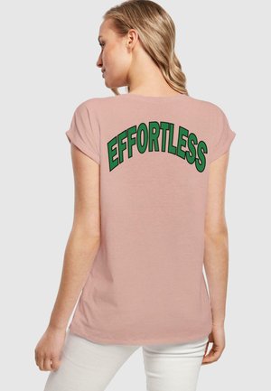 Merchcode ATTITUDE EXTENDED  - T-shirts med print - duskrose