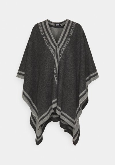 FRAAS Poncho Donna: In Poliacrilico, Manica Lunga, Lavabile In Lavatrice, Con Cappuccio - 3