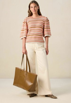 GESTREIFTER - Pullover - rosa