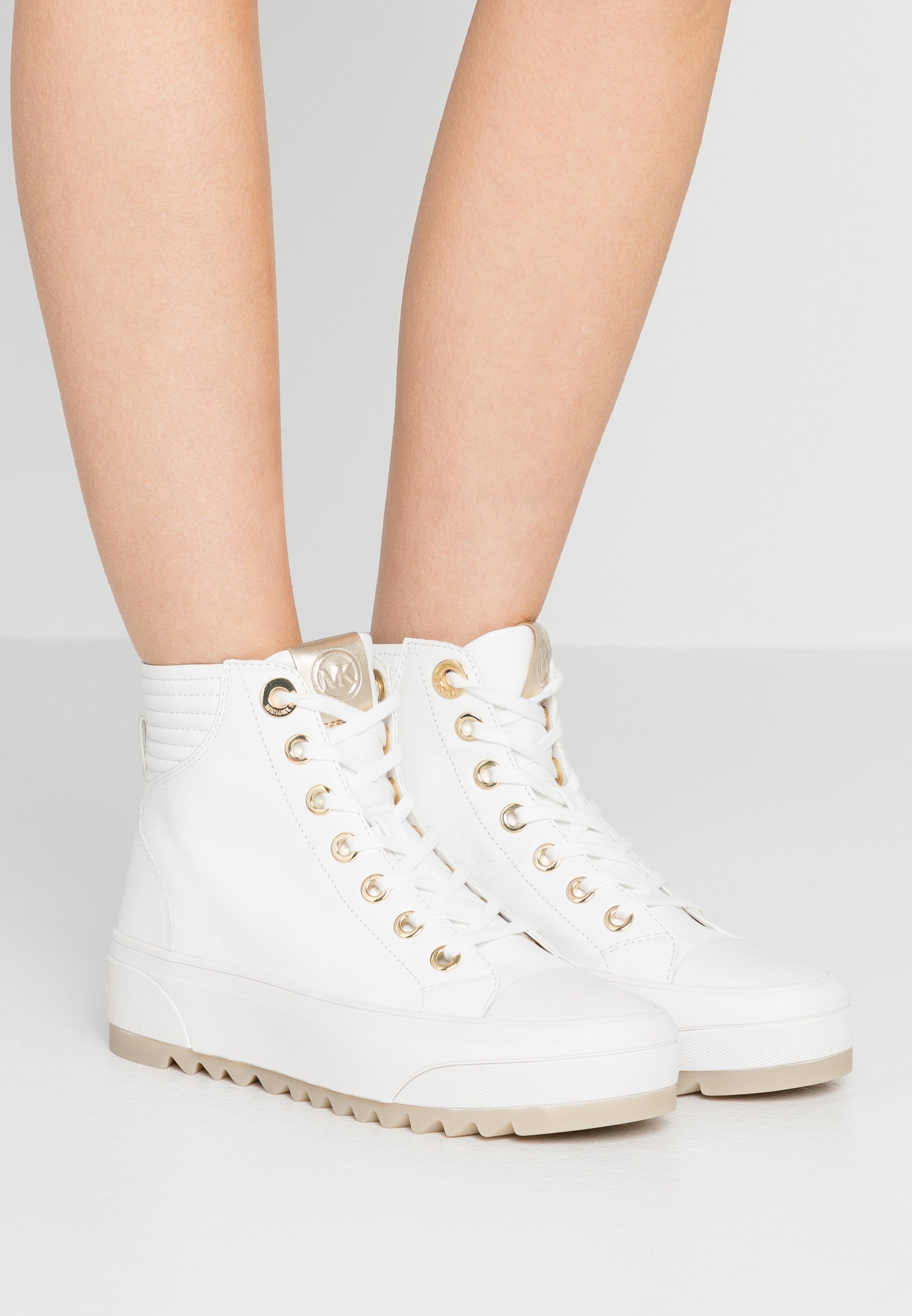 MICHAEL Michael Kors KEEGAN Høye joggesko optic white MICHAEL Michael Kors KEEGAN Høye joggesko optic white