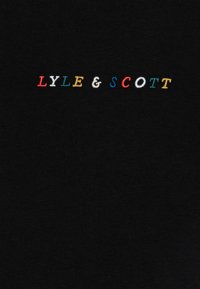 Lyle & Scott T-shirts med print - jet black