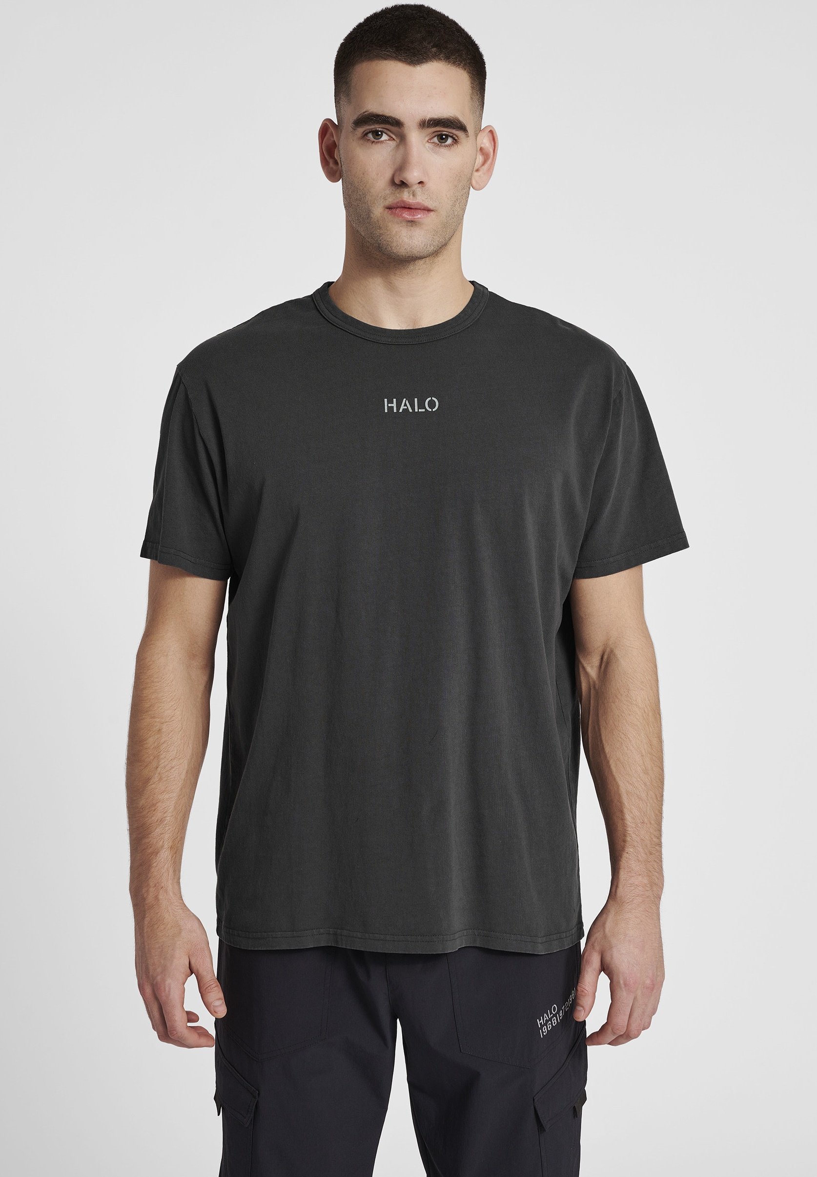 HALO Marškinėliai su spaudiniu - blackened pearl/antracito - Zalando.lt