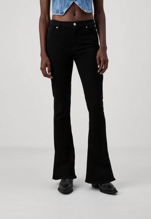 Flared Jeans - black