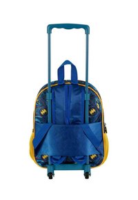 Karactermania CAPTAIN AMERICA FIRST SMALL 3D RUCKSACK WITH WHEELS - Trolley - Batman blue