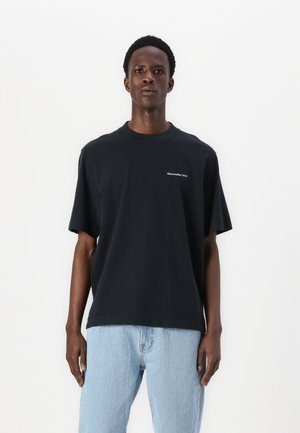 Abercrombie & Fitch Premium Heavyweight Micro-Logo Tee - T-shirt - bas - casual black wash