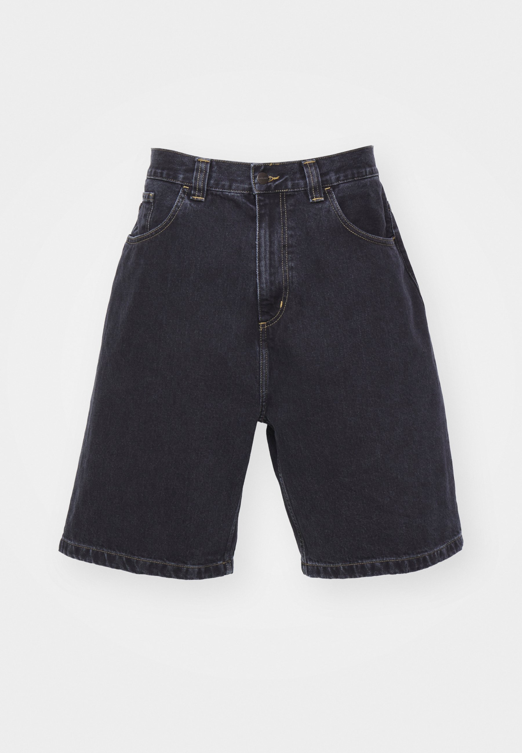 Carhartt WIP BRANDON - Jeans Shorts - black stone washed/black