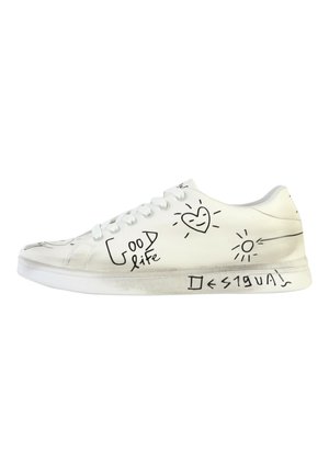 À LACETS DESIGUAL COSMIC ALEXIS - Zapatillas - blanc