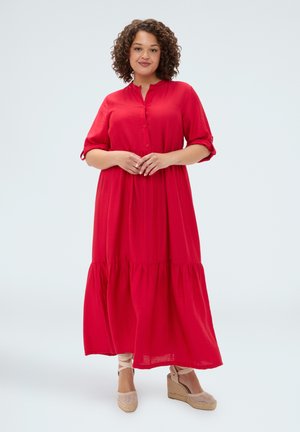 Fiorella Rubino VESTITO CHEMISIER POWER - Maxikjoler - rosso