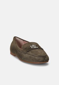 Lauren Ralph Lauren AVERI III SUEDE LOAFER - Mokasīni - dark olive