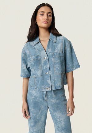 SLALTEA  - Button-down blouse - fuzzy blue denim