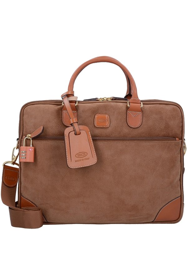LIFE  - Notebooktasche - camel