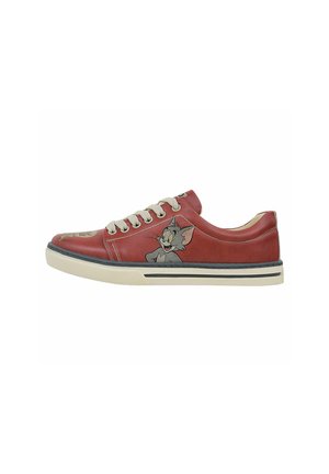 TOM & JERRY HANDGEFERTIGT  - Trainers - rot