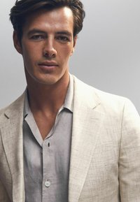 Reiss REGULAR FIT - BLOOMFIELD SINGLE BREASTED 
 - Sako - stone