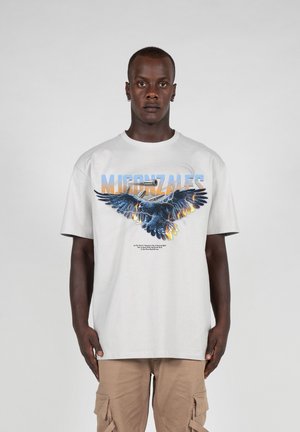 MJ Gonzales MÄNNER EAGLE HEAVY  - T-Shirt print - lightasphalt