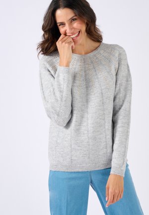 Jersey de punto - gris chiné