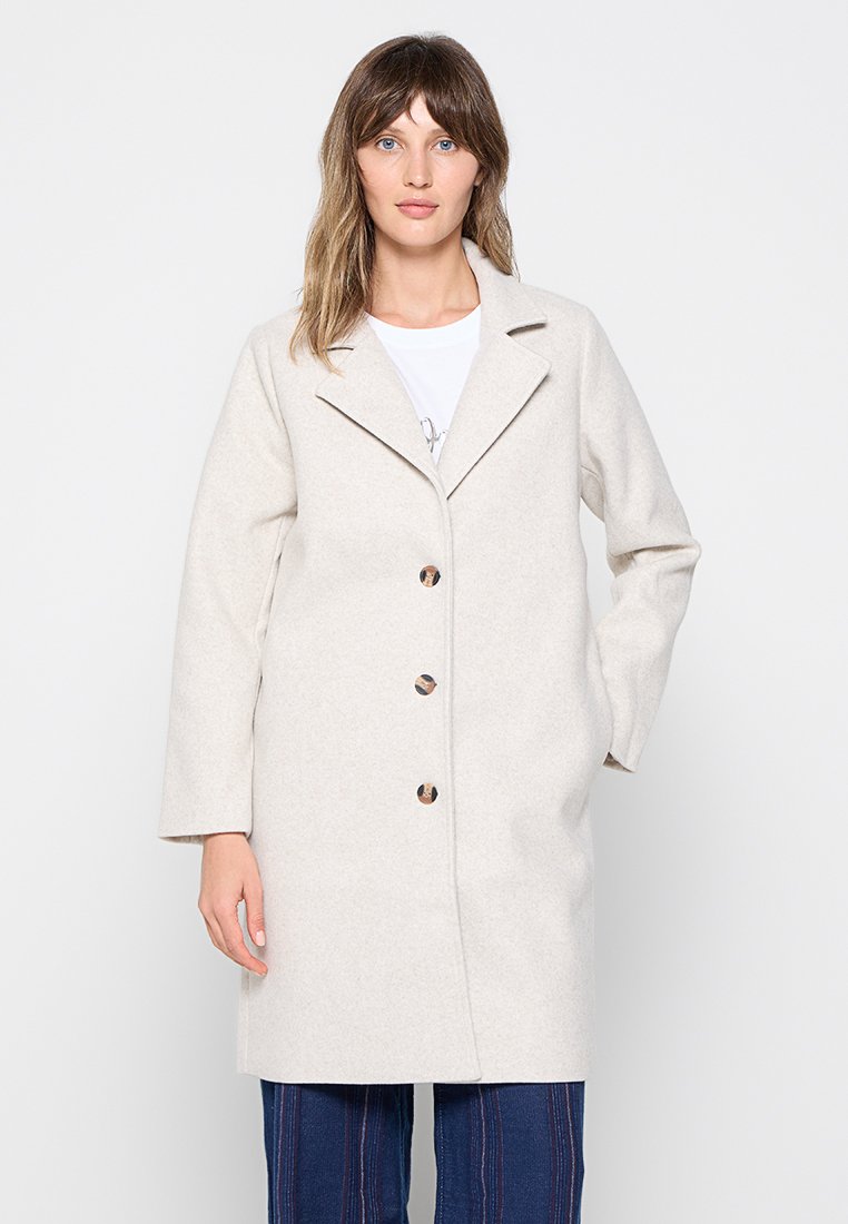 Pepe Jeans Halflange jas beige