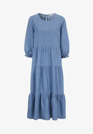 Cellbes of Sweden, WITH FRILLS - Denimkjoler - light blue denim
