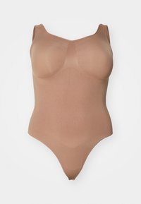 NEARLY NAKED THONG - Lingerie sculptante - moody taupe