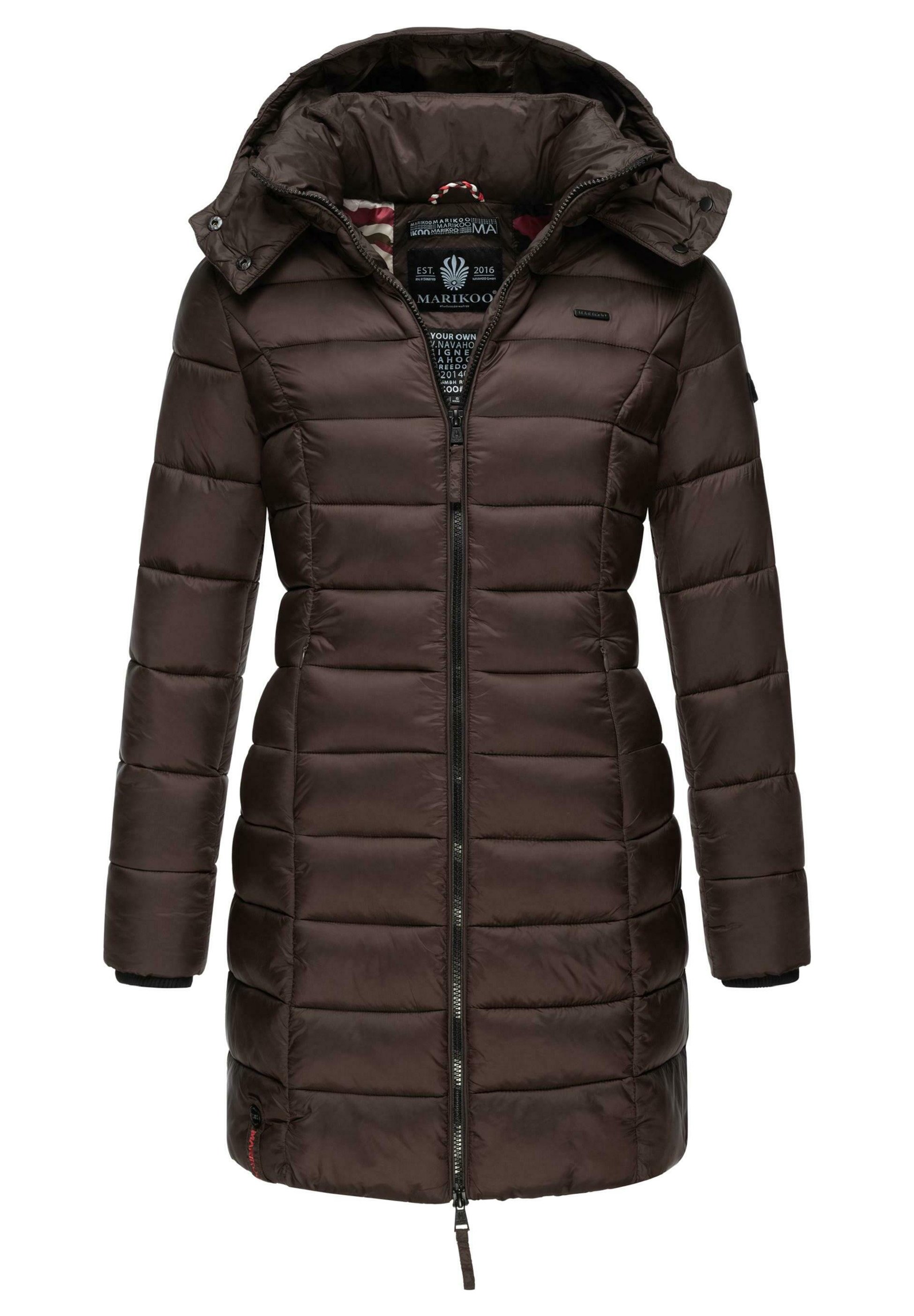 Marikoo STEPP ABENDSTERNCHEN Wintermantel dark choco