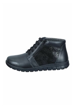 Lace-up ankle boots - schwarz