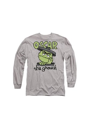 SESAME STREET CANNED GROUCH - Long sleeved top - mottled light grey