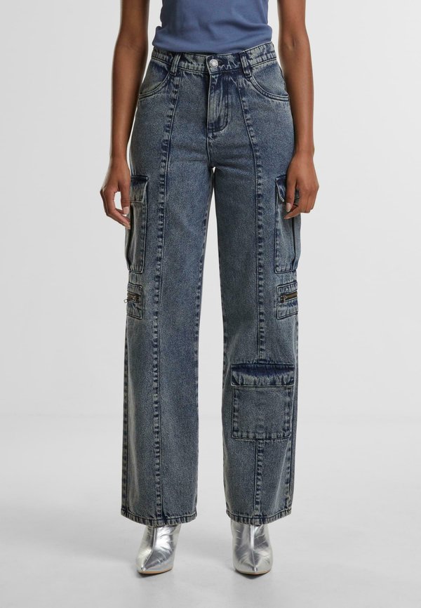 LOOSE  - Jeans Relaxed Fit - dirty washed