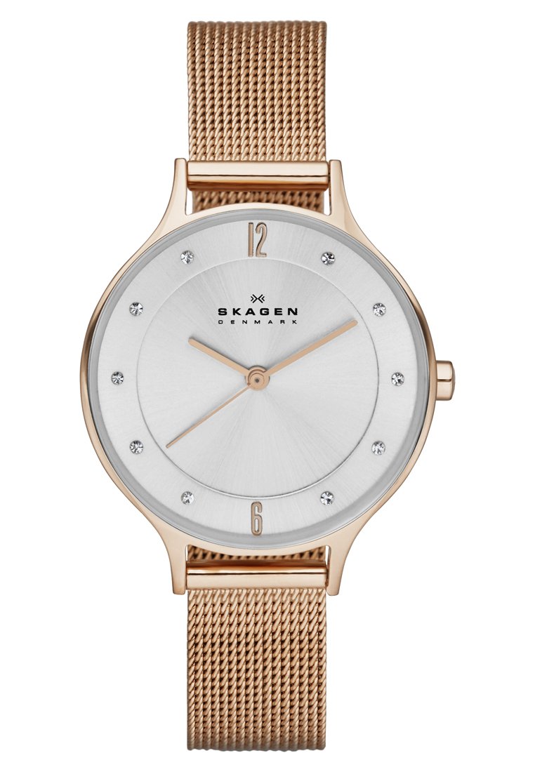 Skagen Uhren Skagen Damenuhr Rosa Armbanduhr Damenuhr Rosegold