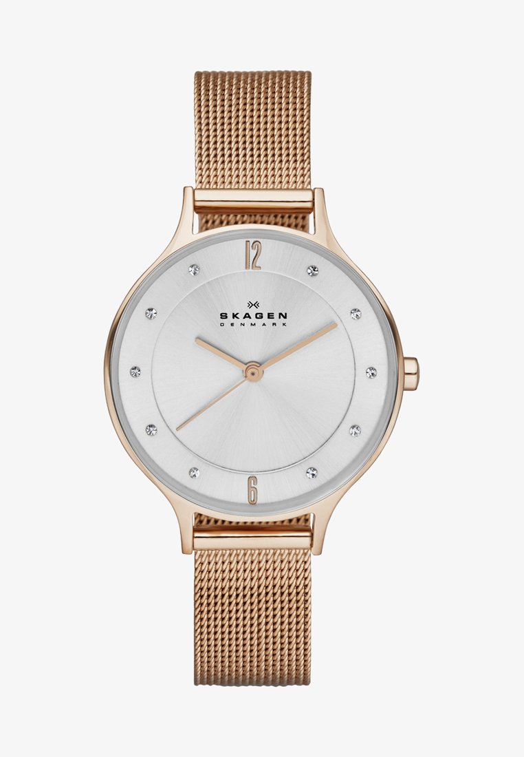 Skagen Uhren Skagen Damenuhr Rosa Armbanduhr Damenuhr Rosegold
