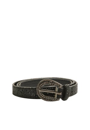 SOTTILE CON STRASS - Cintura - nero