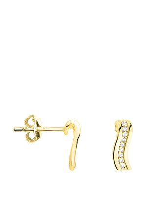 Earrings - gold coloured