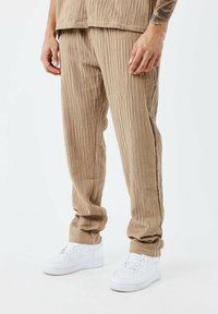 Pantalon Dockers Homme - Coupe Décontractée Plissée, Taille W40 L32, Couleur Olive, 100% Coton