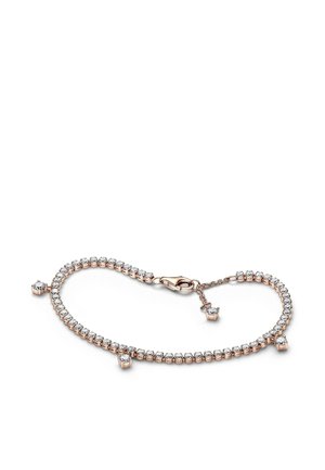 Pandora SPARKLING DROPS TENNIS - Armband - rose gold plated
