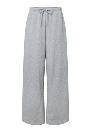 Pieces, PCCHILLI HW NEW WIDE SWT PANTS NOOS BC - Træningsbukser - light grey melange