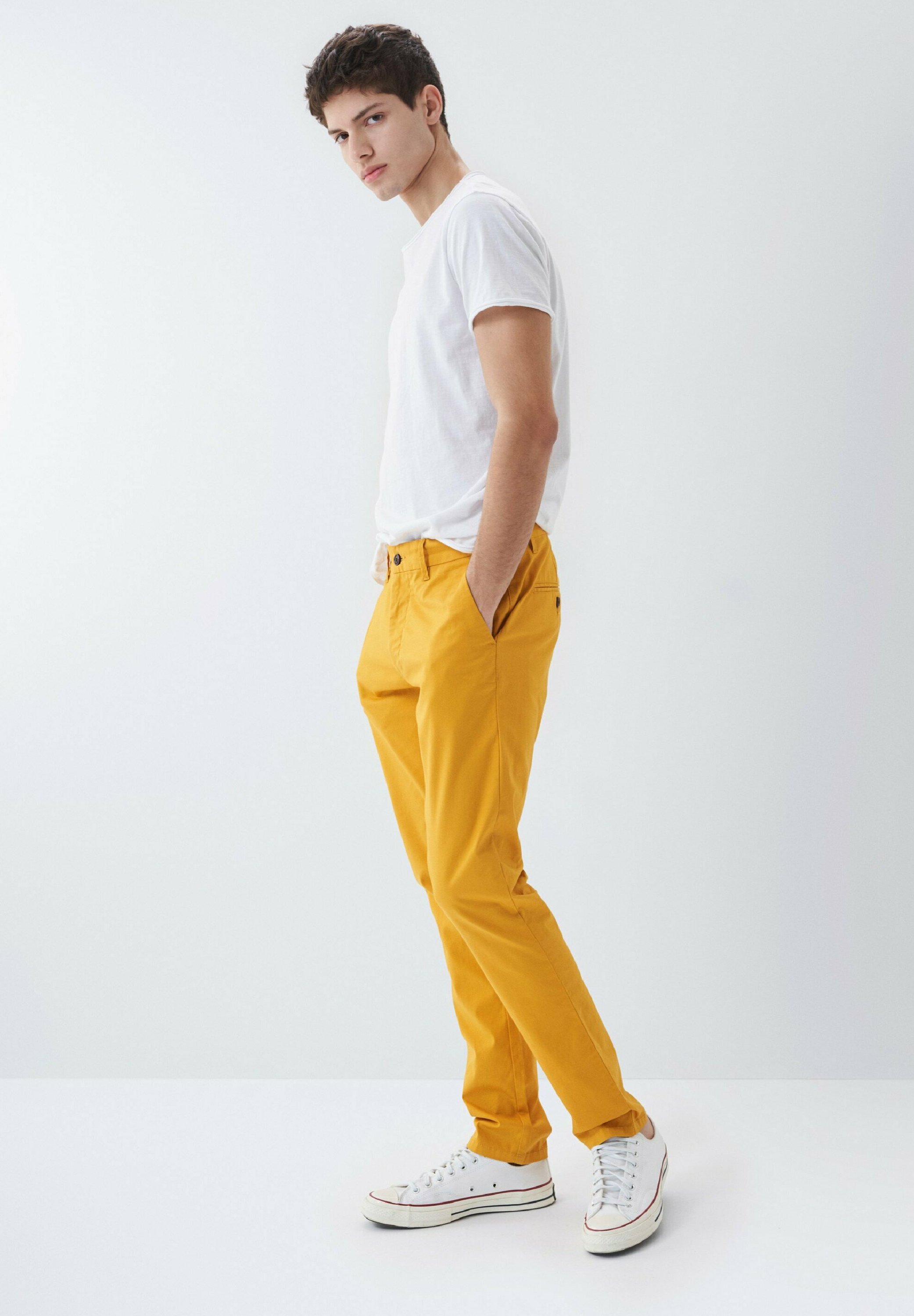 Salsa Pantalones chinos - Yellow/amarillo - Zalando.es