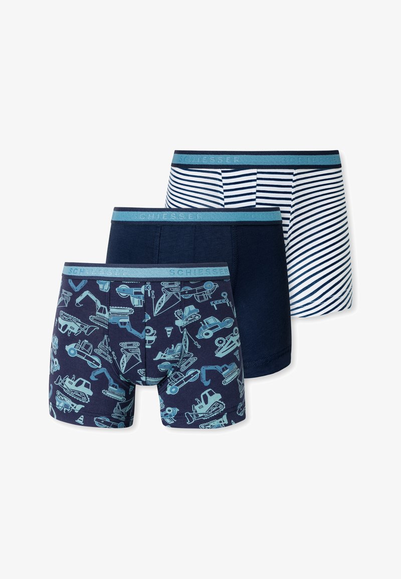 Schiesser 3-PACK - Pants - dunkelblau weiss