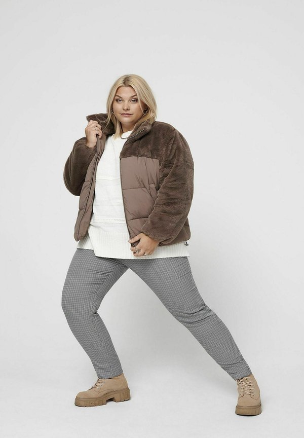 Winterjacke - walnut