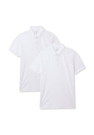 PACK OF 2 PLAIN - Polo - 2x White