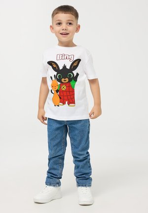 Terranova BING - T-shirt con stampa - bianco ottico