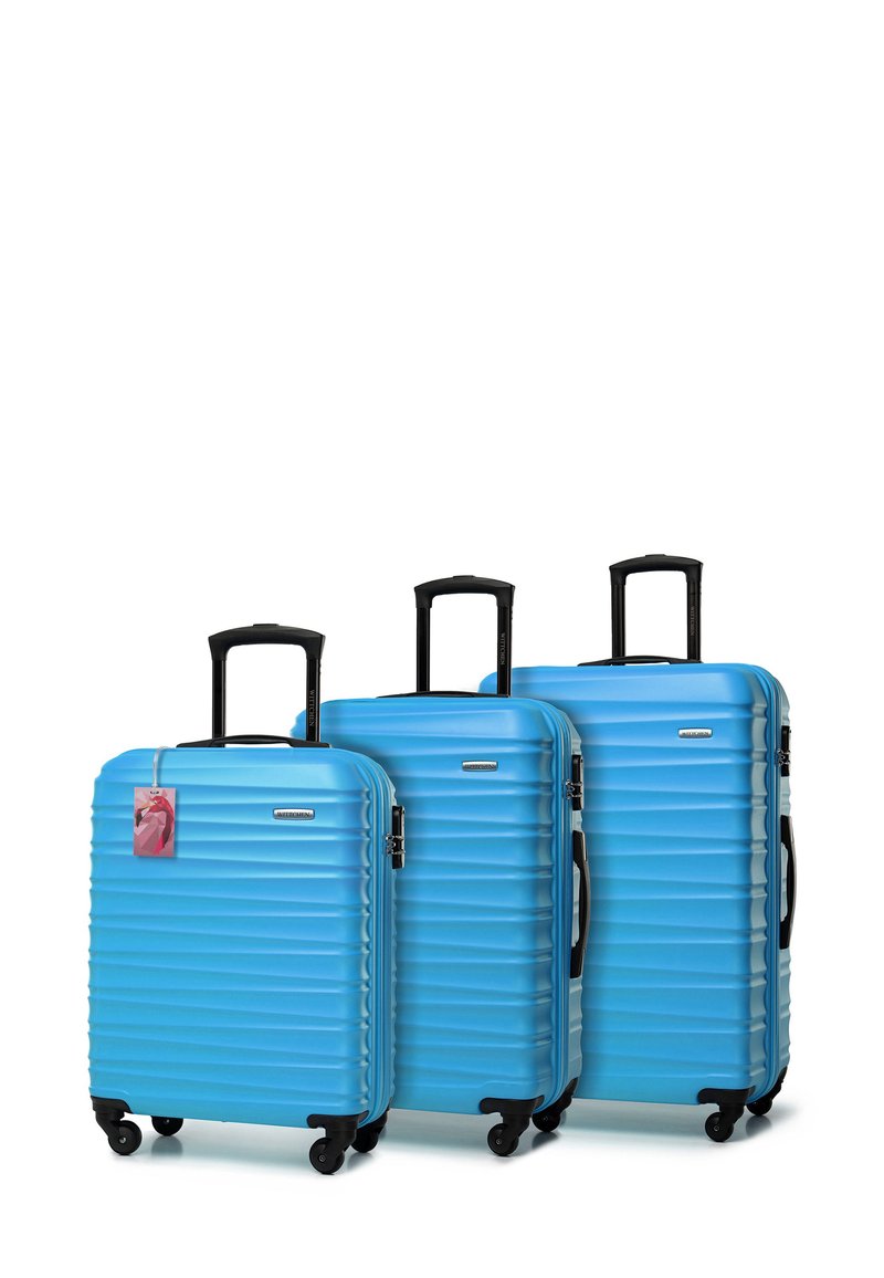 WITTCHEN LUGGAGE SET WITH TAG FROM ABS - Kofferset - blue
