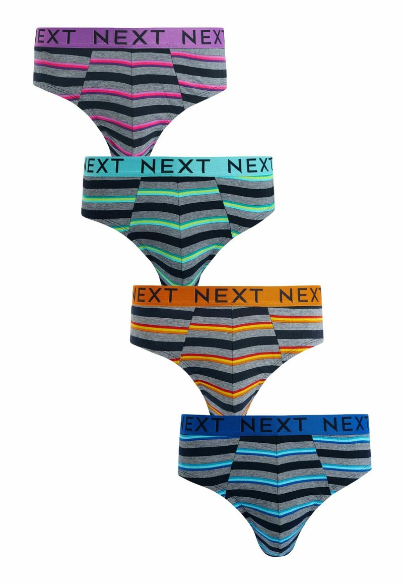 Next 4 PACK - Trosor - grey bright stripe