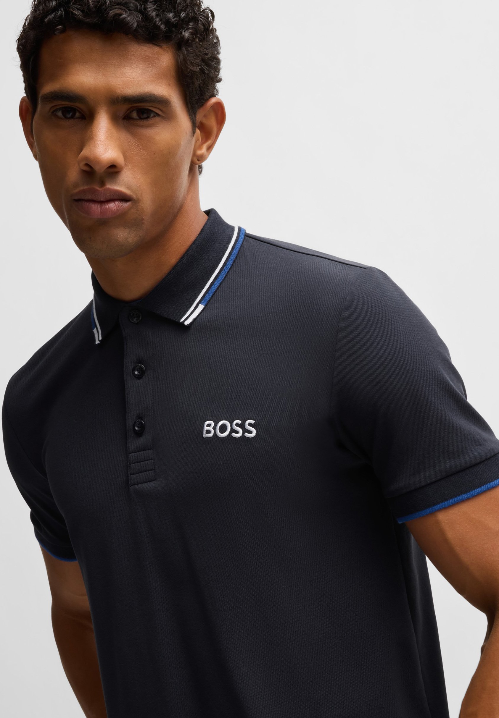 BOSS PADDY PRO - Polo shirt - dark blue - Zalando.co.uk