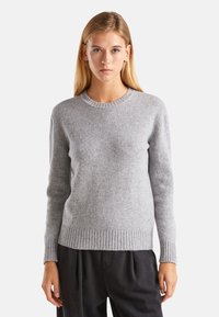 United Colors of Benetton IN PURE SHETLAND - Svetr - grey