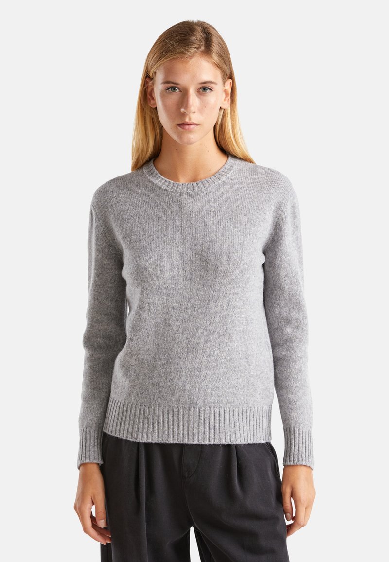 United Colors of Benetton IN PURE SHETLAND - Svetr - grey