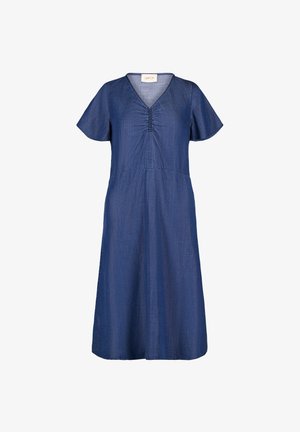 Cartoon, CARTOON MIT FLÜGELÄRMELN CASUAL-KLEID - Robe de jour - dark blue denim