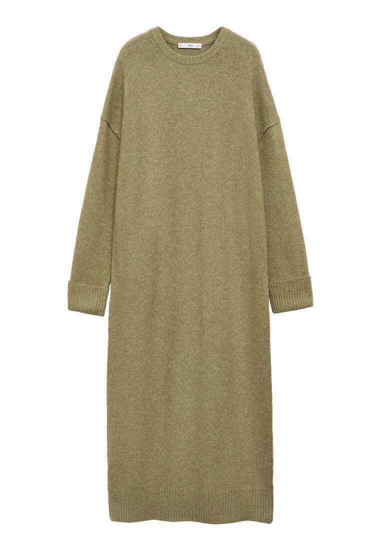 Mango Jumper dress - green - Zalando