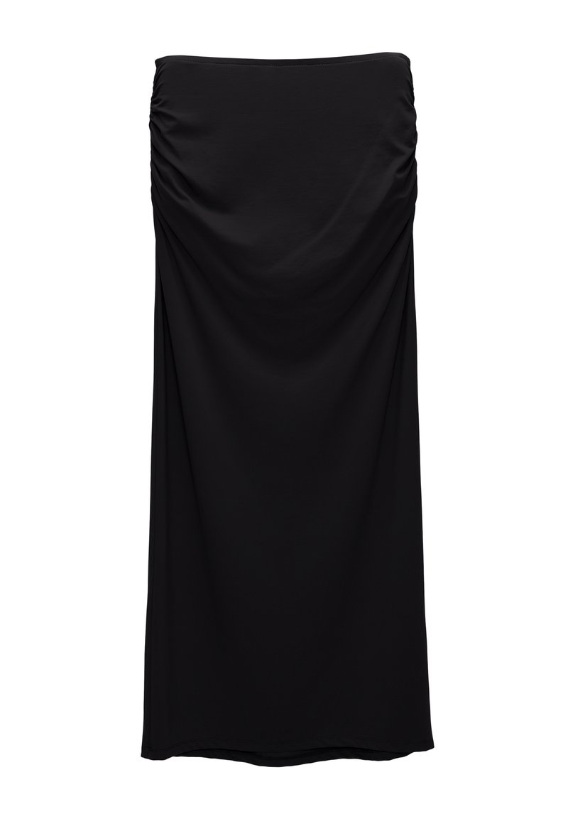 PULL&BEAR Maxirok zwart PULL&BEAR Maxirok zwart