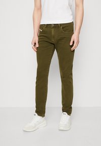 Diesel - STRUKT - Jeans Tapered Fit - green/brown Thumbnail-Bild 1