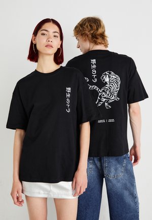 Jack & Jones JORRANDOM CREW NECK UNISEX - T-shirts print - black