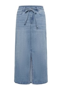 KASARAH - A-line skirt - light blue denim